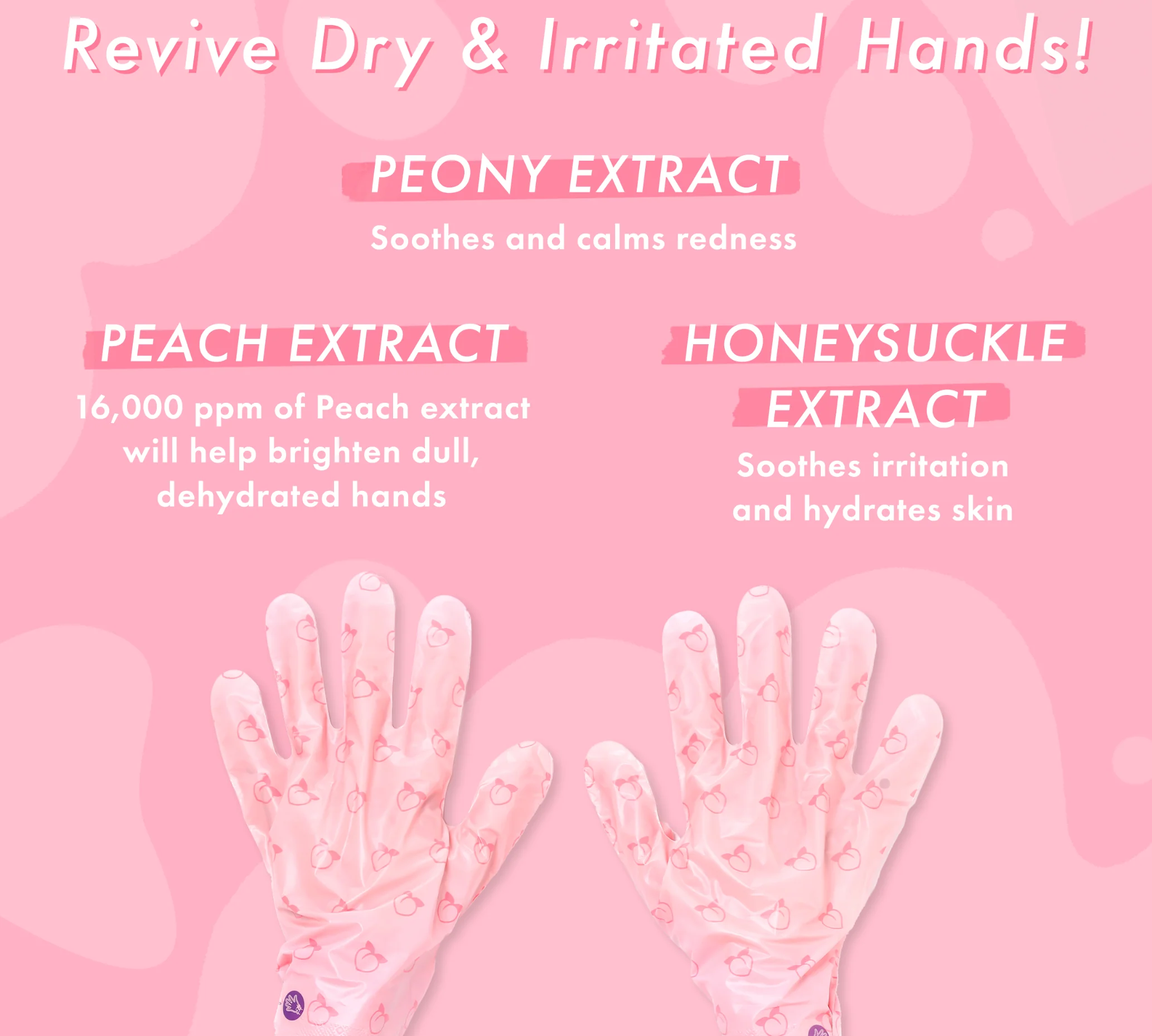 I'm Lovely Peach Hand Mask - Image 5
