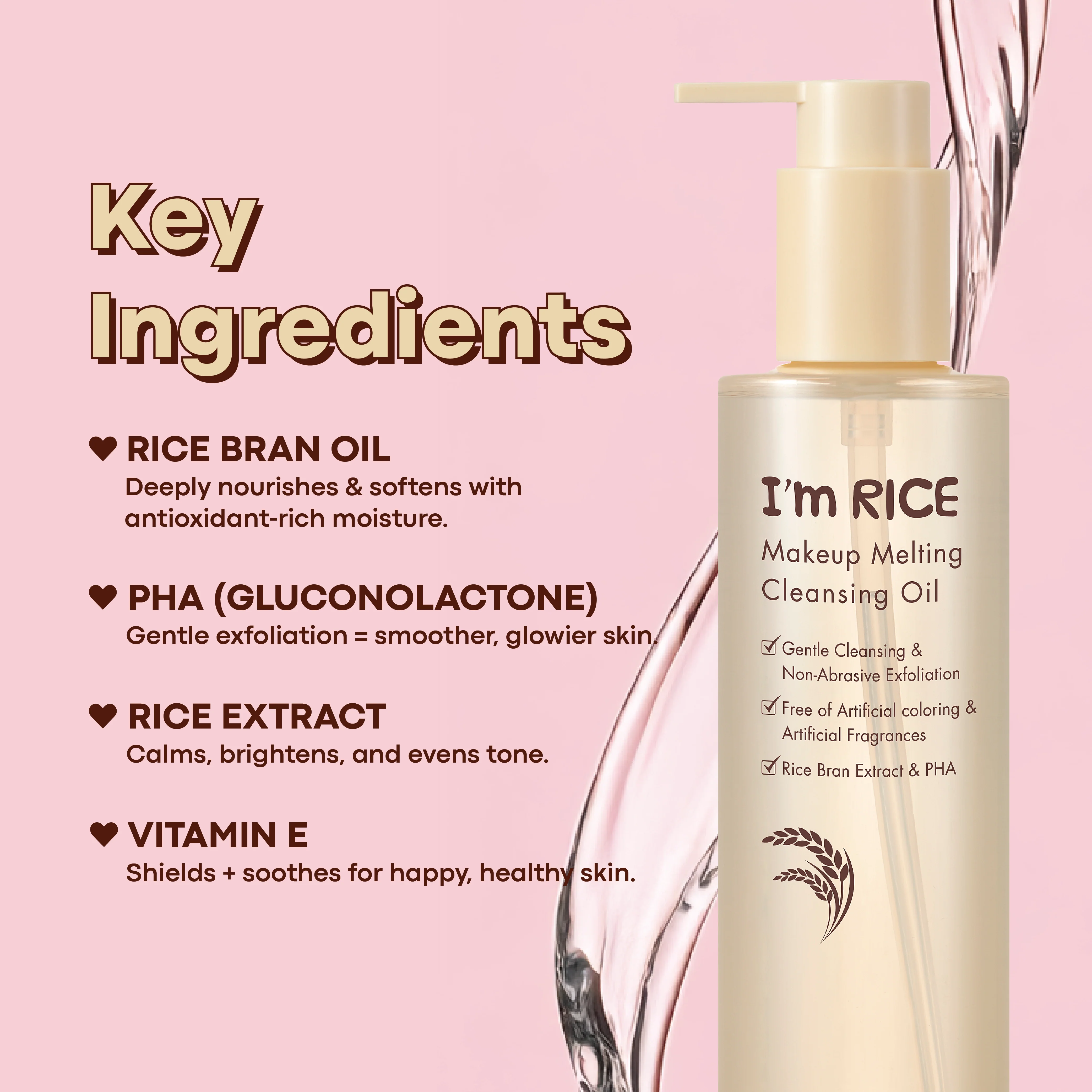 I'm Rice Makeup Removing Cleansing Oil - Image 3