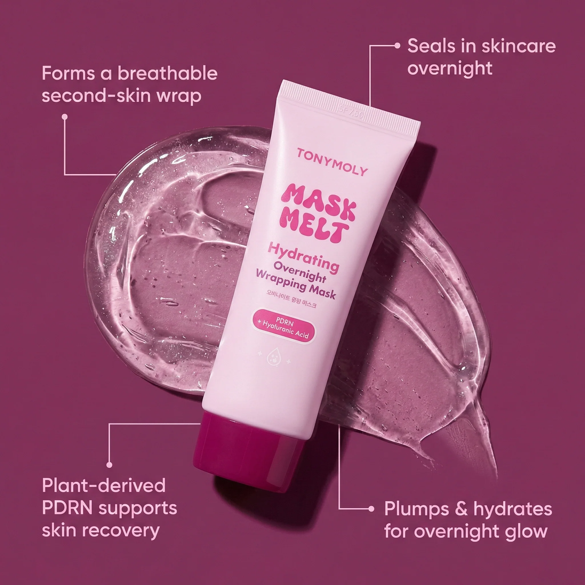 Vegan PDRN Wrapping Mask Melt - Image 3