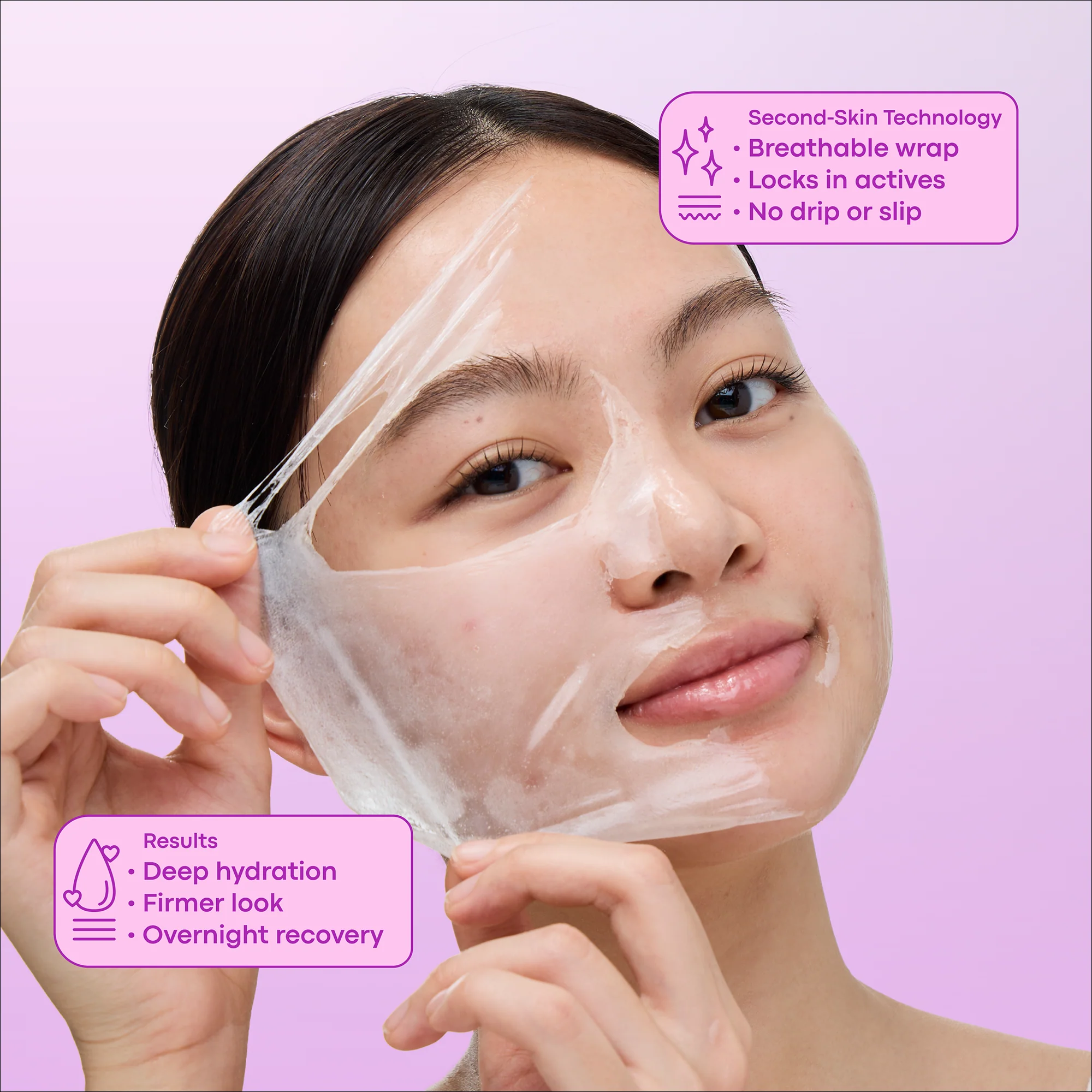 Vegan PDRN Wrapping Mask Melt - Image 9