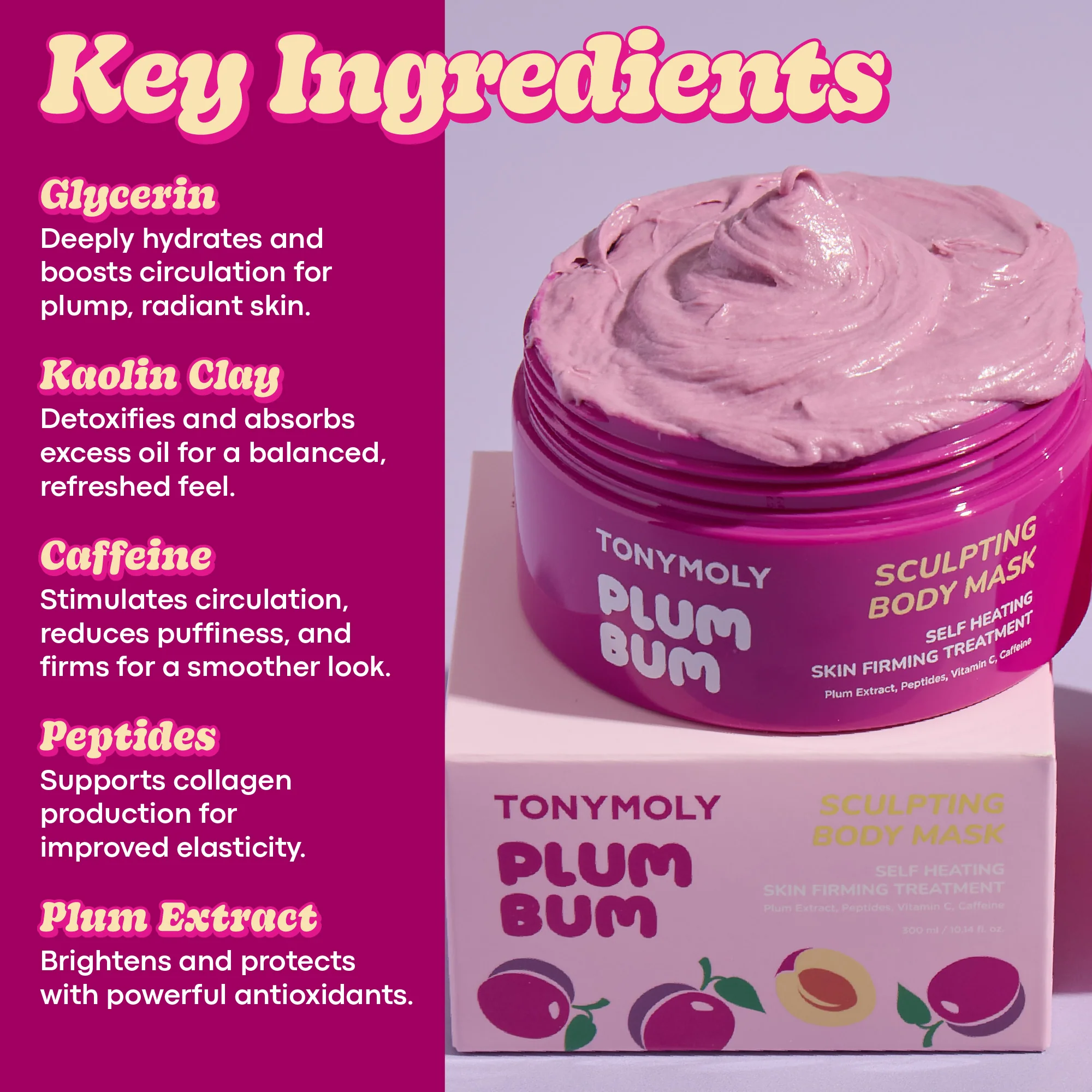 Plum Bum Self Heating Sculpting Body Mask - Image 5