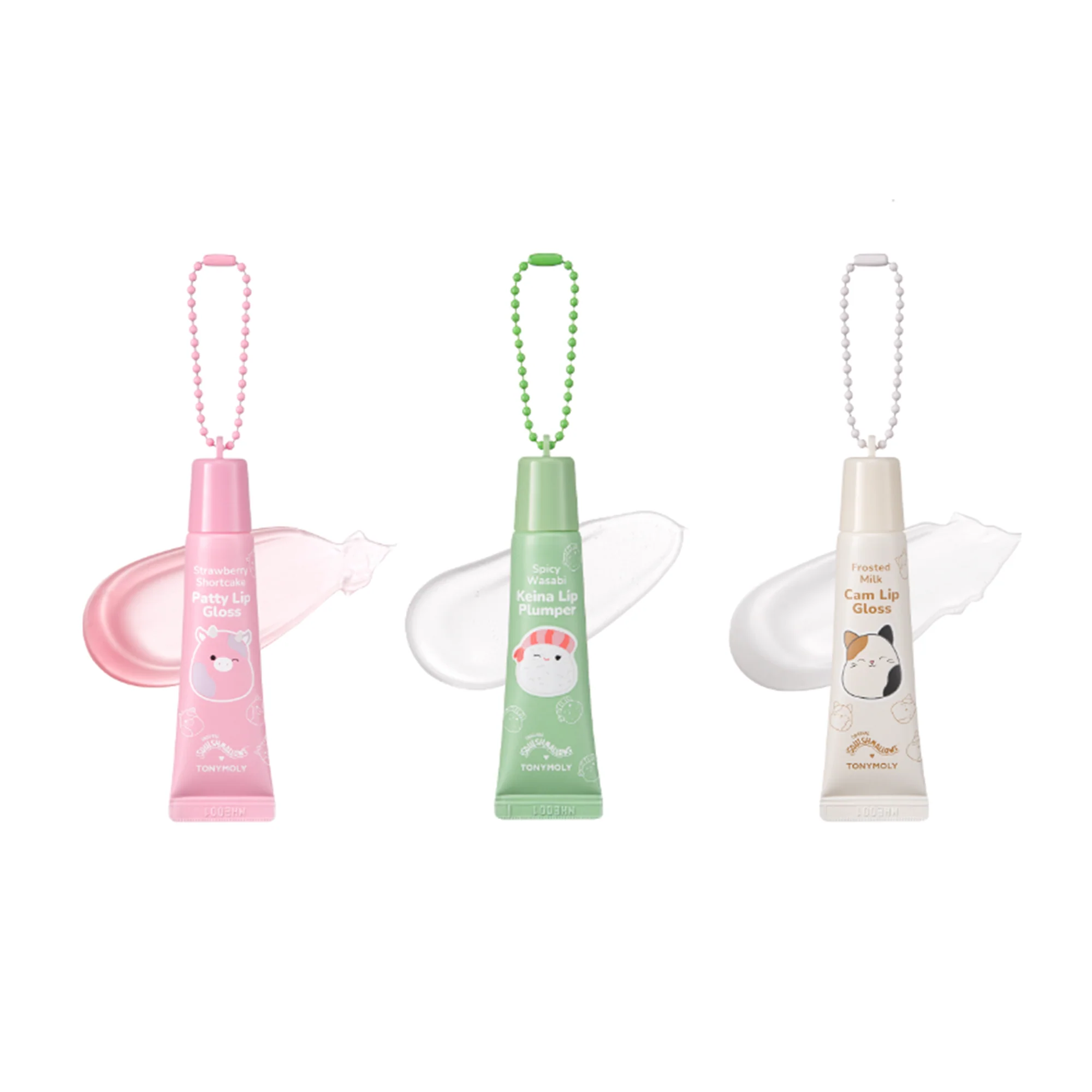Squishmallows x TONYMOLY Bag Charm Lip Gloss Sets - Image 3
