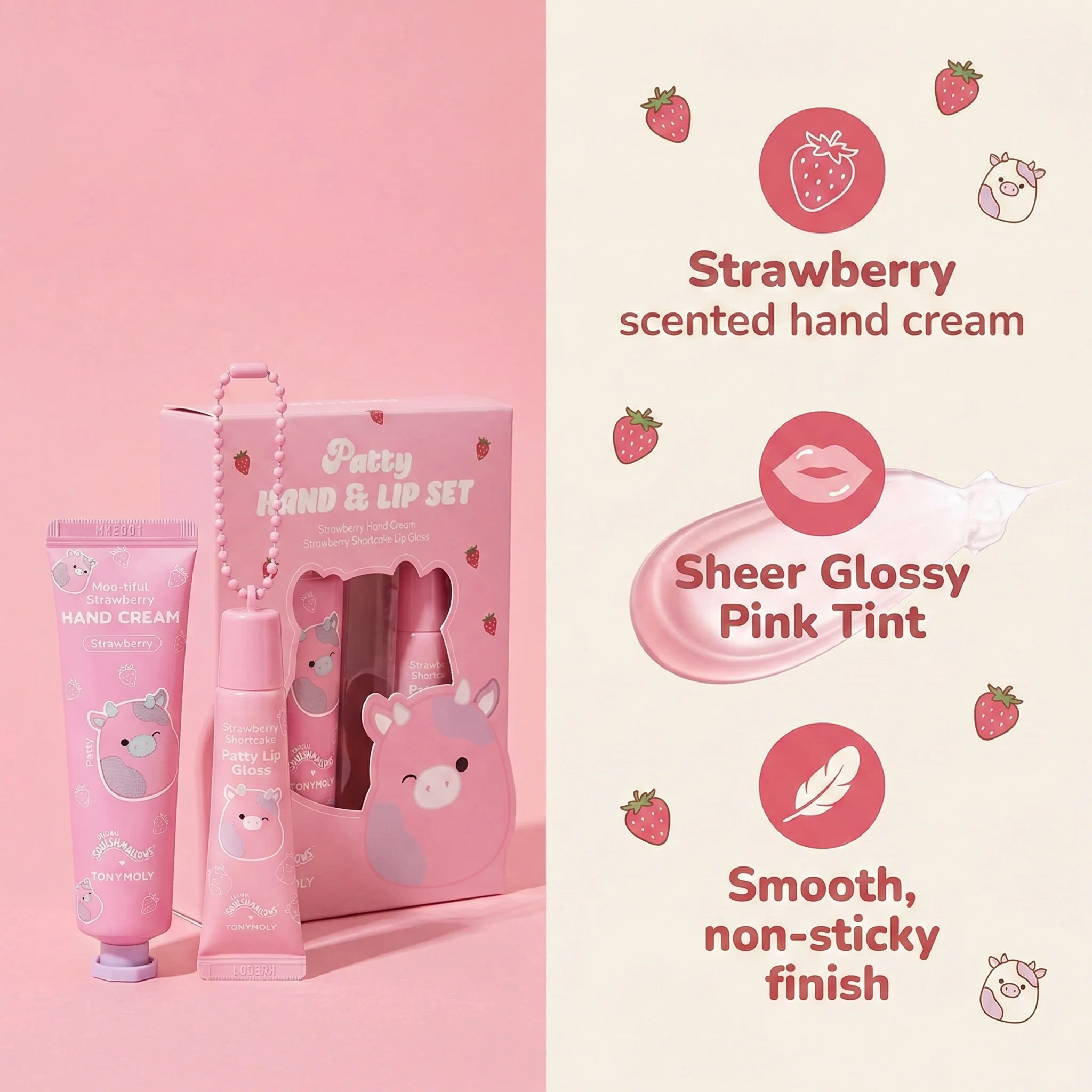 Squishmallows x TONYMOLY Hand Cream & Lip Gloss Duo - Image 8
